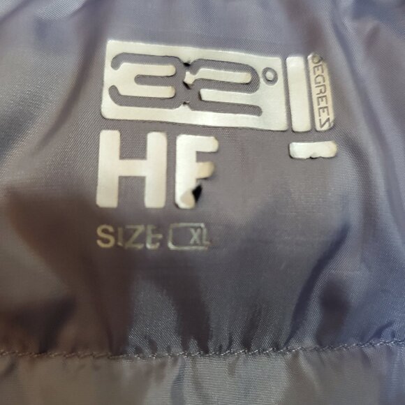 32 Degrees Heat Packable Grey Vest Silver Lightweight Size XL - Picture 7 of 13